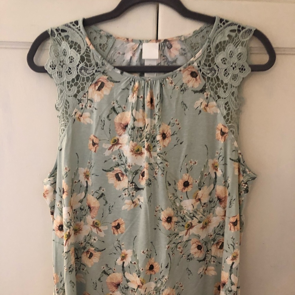 Floral tank top